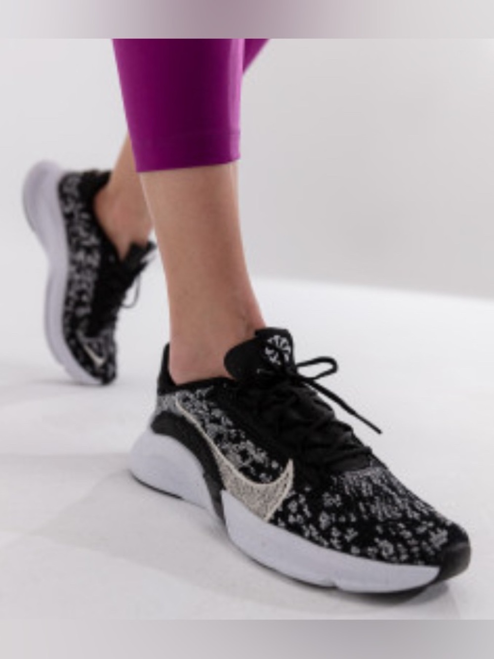 Nike SuperRep Go 3 Flyknit Next Nature Workout Shoes Women's Size 8 (NWOT)